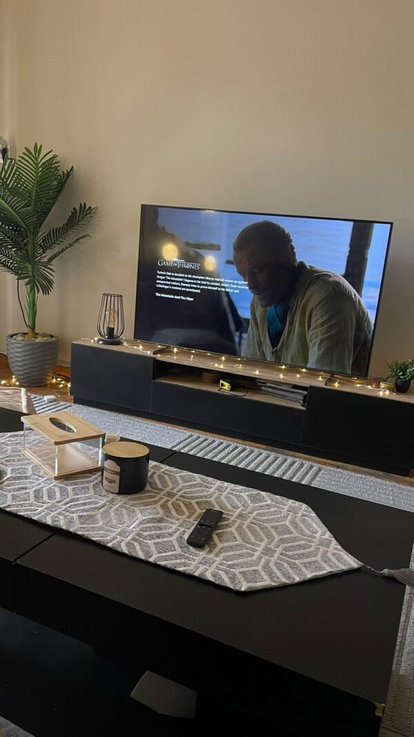 Grey Modern Table-Runner - Image 2