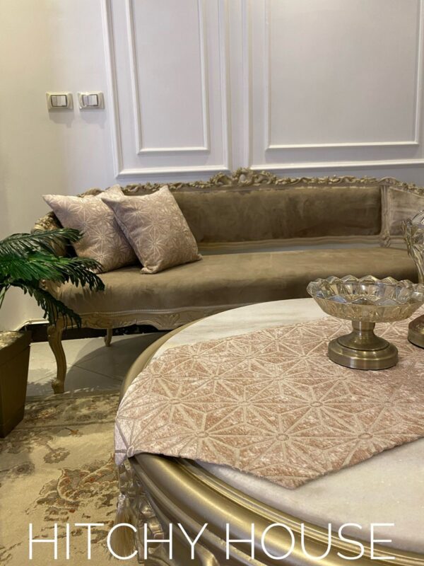 Beige Shine Table-Runner