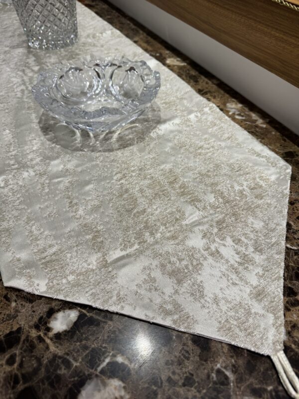 Off-White Dusty Table-Runner - Image 2