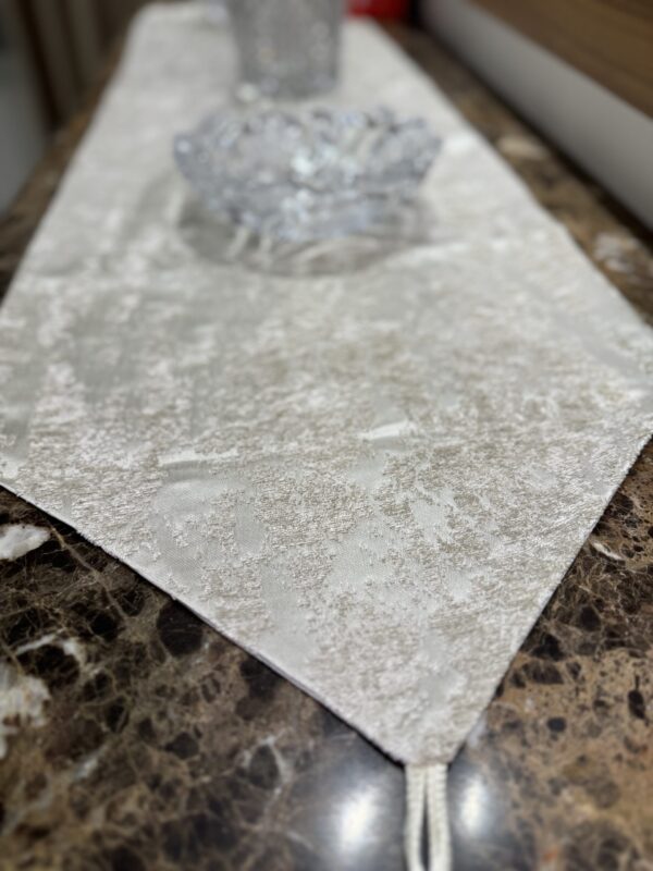 Off-White Dusty Table-Runner - Image 3