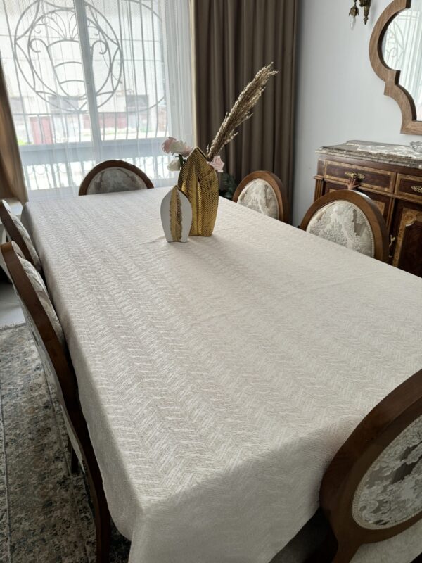 Beige Pine Path Table-Runner